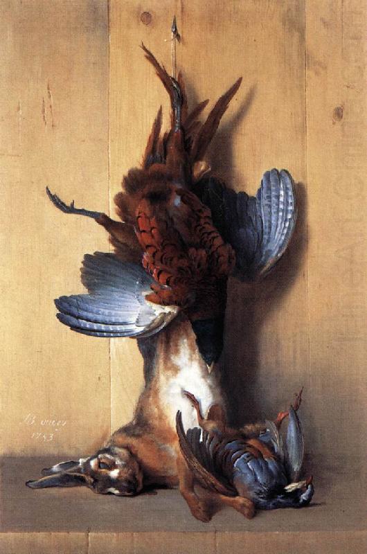 OUDRY, Jean-Baptiste Still-life with Pheasant china oil painting image